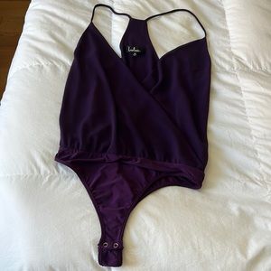 Lulus purple bodysuit (size medium)
